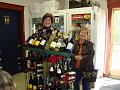 Ann & Mary hit the wine rack in Labadie!